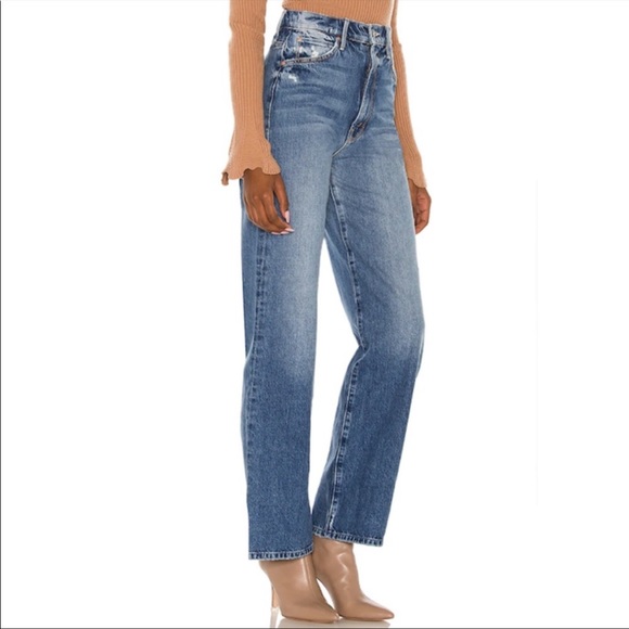 NWT MOTHER Tunnel Vision High Waist Wide Leg Jeans, Size 28 - Picture 3 of 6